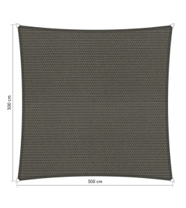 SCHADUWDOEK VIERKANT 3X3M COOL GREY