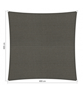 SCHADUWDOEK VIERKANT 4X4M COOL GREY