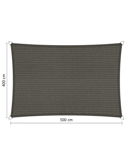 SCHADUWDOEK RECHTHOEK 4X5M COOL GREY