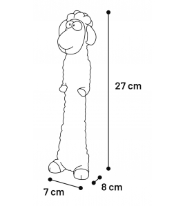 LATEX SCHAAP STAAND 20CM