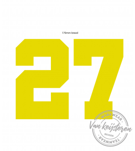 VIOS RUGNUMMER, GEEL