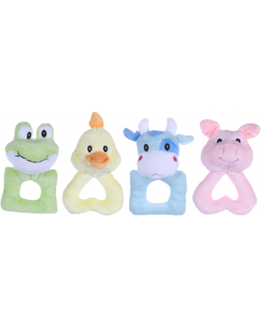 PLUCHE RINGEN PASTEL DIER 14CM ASS