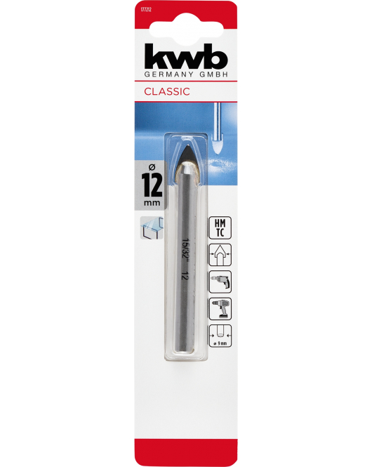 GLASBOOR 12 MM KAART