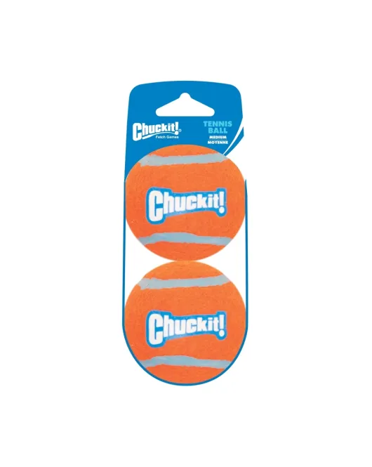 CHUCKIT TENNIS BALL M 6 CM 2 PACK 1 ST
