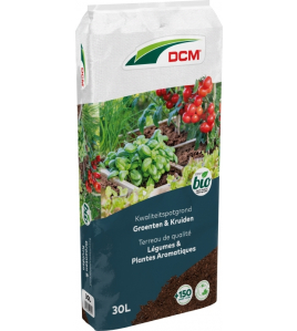DCM POTGROND GROENTEN & KRUIDEN 30 L DCM POTGROND GROENTEN & KRUIDEN 30 L