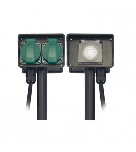 TUINSTOPCONTACT 2V TIMER 1,5M IP44