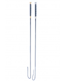 1802A HB DRESSUURZWEEP SILVER ZWART 120CM