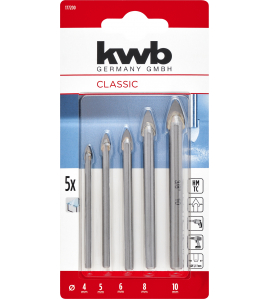 GLASBORENSET 4-10 CASS. 5-DELIG