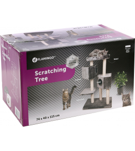 KRABPAAL KRESKO GRIJS 74X40X115CM