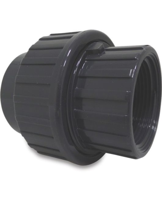 KOPPELING PVC-U 32 MM X 1" LIJMMOF X BINNENDRAAD 10BAR GRIJS KOPPELING PVC-U 32 MM X 1" LIJMMOF X BINNENDRAAD 10BAR GRIJS