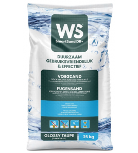 WS SMARTSAND GLOSSY TAUPE DR+ (ZANDGRIJS) 25 KG