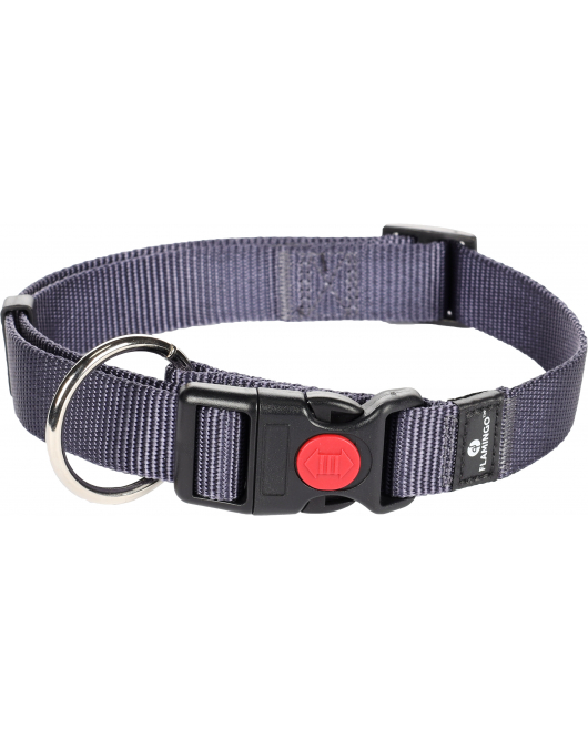 HALSBAND ZIGGI GRANIETBLAUW L 45-65CM 25MM