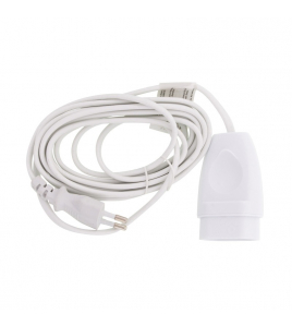 3 MTR.EURO-VERLENGSNOER 2X0,75 WIT