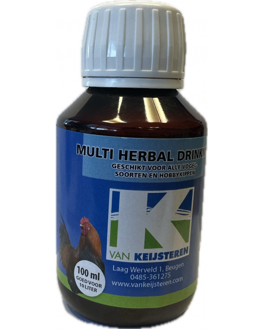MULTI HERBAL DRINKMIX (ANTI BLOEDLUIS)100 ML (= 10 LITER)NL
