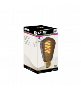 CALEX RUSTIEK ST64 NATURAL FLEX FILAMENT 220-240V 4W 100LM 1800K E27 DIMBAAR MET LED DIMMER
