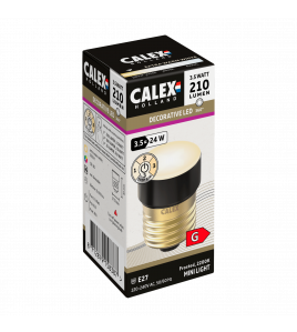 CALEX MINI LIGHT BLACK RING SMD 220-240V 3.5W 210LM 2200K E27 3-STEP DIMMING