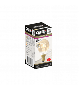 CALEX KOGEL P45 GOUD FLEX FILAMENT 220-240V 4W 265LM 2100K E14 3-STEP DIMMING