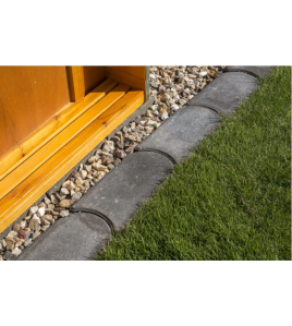 GRASKANT KANTSTEEN ANTRACIET 33X16X4,5CM