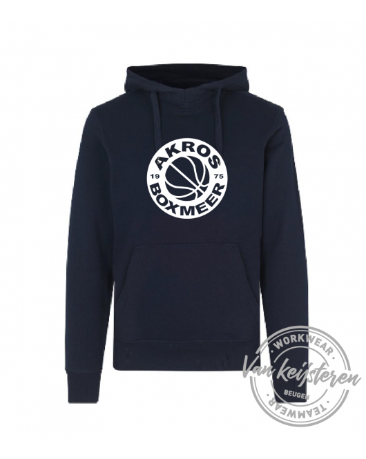 AKROS, 40636 HOODIE KIDS, NAVY, ROND AKROS LOGO
