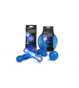 SPEELGOED TPR BAL + LED 7,5CM