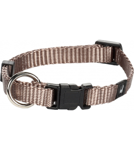 HALSBAND ZIGGI TAUPE XS 20-35CM 10MM