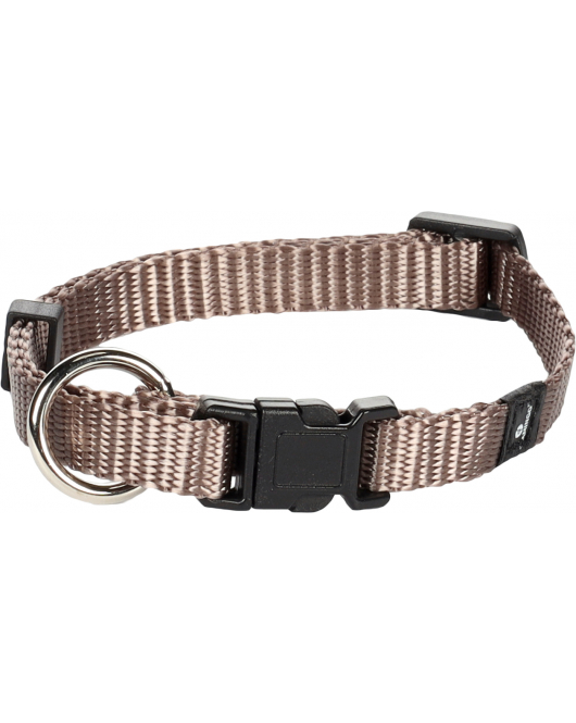 HALSBAND ZIGGI TAUPE XS 20-35CM 10MM