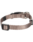 HALSBAND ZIGGI TAUPE XS 20-35CM 10MM