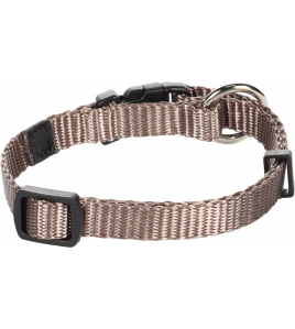 HALSBAND ZIGGI TAUPE XS 20-35CM 10MM