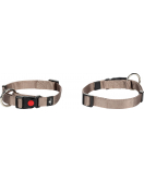 HALSBAND ZIGGI TAUPE XS 20-35CM 10MM