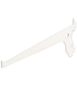 F-BRACKET SINGLE RAL9003 WHITE 20CM 20PP F-BRACKET SINGLE RAL9003 WHITE 20CM 20PP