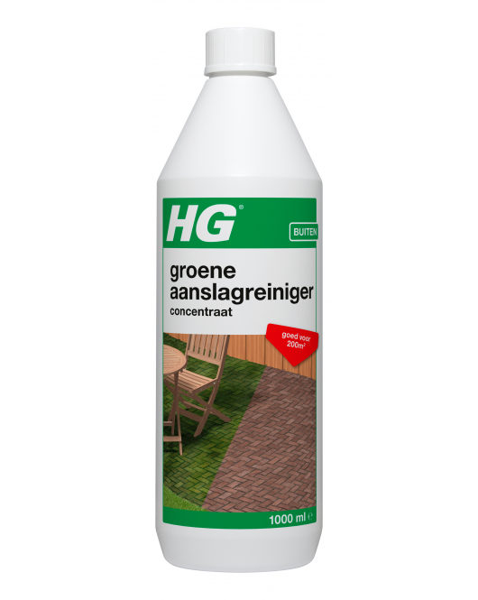 HG GROENE AANSLAGREINIGER CONCENTRAAT 1L 9374N 1 L