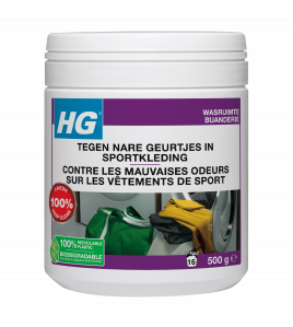 HG TEGEN NARE GEURTJES IN SPORTKLEDING WASMIDDELTOEVOEGING 500 GR