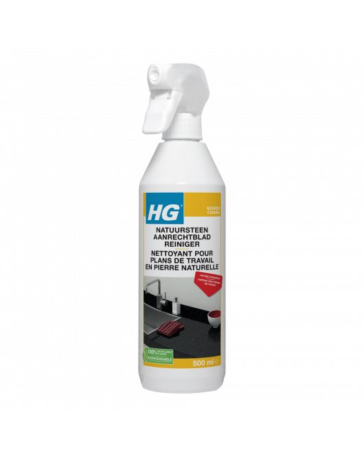 HG NATUURSTEEN AANRECHTBLADREINIGER 500 ML