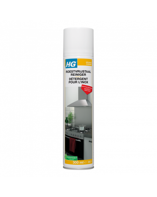HG ROESTVRIJSTAAL REINIGER 300 ML