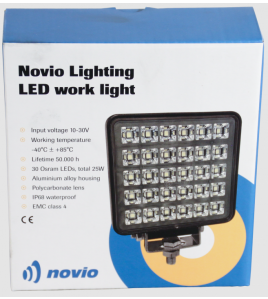 LED WERKLAMP 10-30V DC KABEL 470MM LED 25W