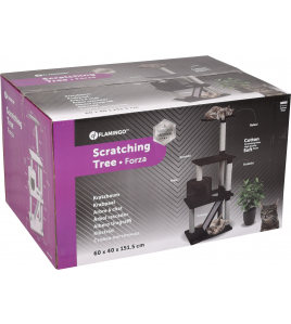 KRABPAAL FORZA ZWART 60X40X151,5CM