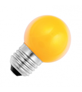 LED PARTYKOGEL PC D45 GEEL 1W E27