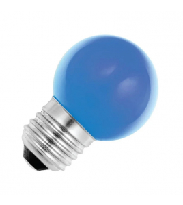 LED PARTYKOGEL PC D45 BLAUW 1W E27