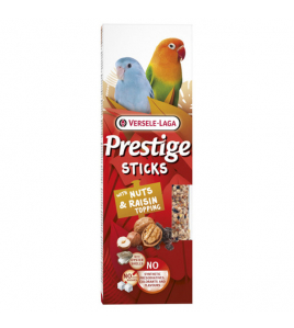 VERSELE-LAGA PRESTIGE STICKS KLEINE PAPEGAAIEN 60 G NOTEN ROZIJN