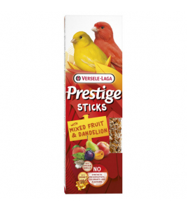 VERSELE-LAGA PRESTIGE STICKS KANARIES 60 G FRUIT PAARDENBLOEM