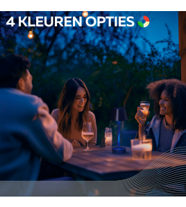 CALEX OUTDOOR BATTERY RECHARGEABLE TAFELLAMP LUCCA SMD 5W 35LM 3000K 3.7V ZWART CALEX OUTDOOR BATTERY RECHARGEABLE TAFELLAMP LUCCA SMD 5W 35LM 3000K 3.7V ZWART