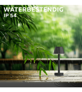 CALEX OUTDOOR BATTERY RECHARGEABLE TAFELLAMP LUCCA SMD 5W 35LM 3000K 3.7V ZWART CALEX OUTDOOR BATTERY RECHARGEABLE TAFELLAMP LUCCA SMD 5W 35LM 3000K 3.7V ZWART