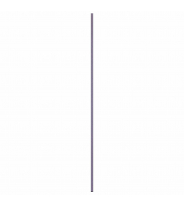 TRAPLIJST ALUMINIUM 5X25MM NATUREL 200CM