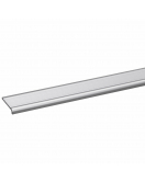 TRAPLIJST ALUMINIUM 5X25MM NATUREL 200CM