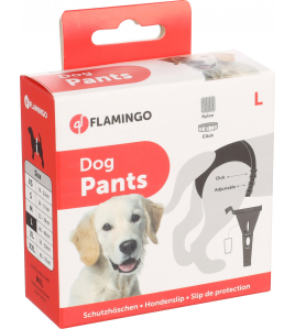 HONDENSLIP SASHA L ZWART + 4 INLEGKRUISJES