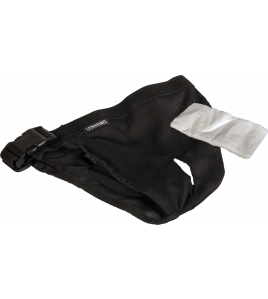 HONDENSLIP SASHA M ZWART + 4 INLEGKRUISJES