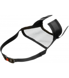 MUILBAND TEDDIE GAAS ZWART S NEK 33-49CM / NEUS 19-22CM