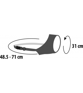 MUILBAND NED NYLON KORT SNUIT ZWART NEK 48,5-71CM / NEUS 31CM MUILBAND NED NYLON KORT SNUIT ZWART NEK 48,5-71CM / NEUS 31CM