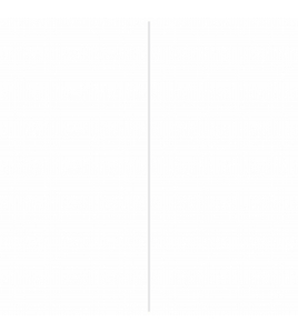 HOLLAT MDF ZELFKLEVEND 22X22MM WIT 260CM