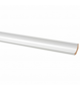 HOLLAT MDF ZELFKLEVEND 22X22MM WIT 260CM